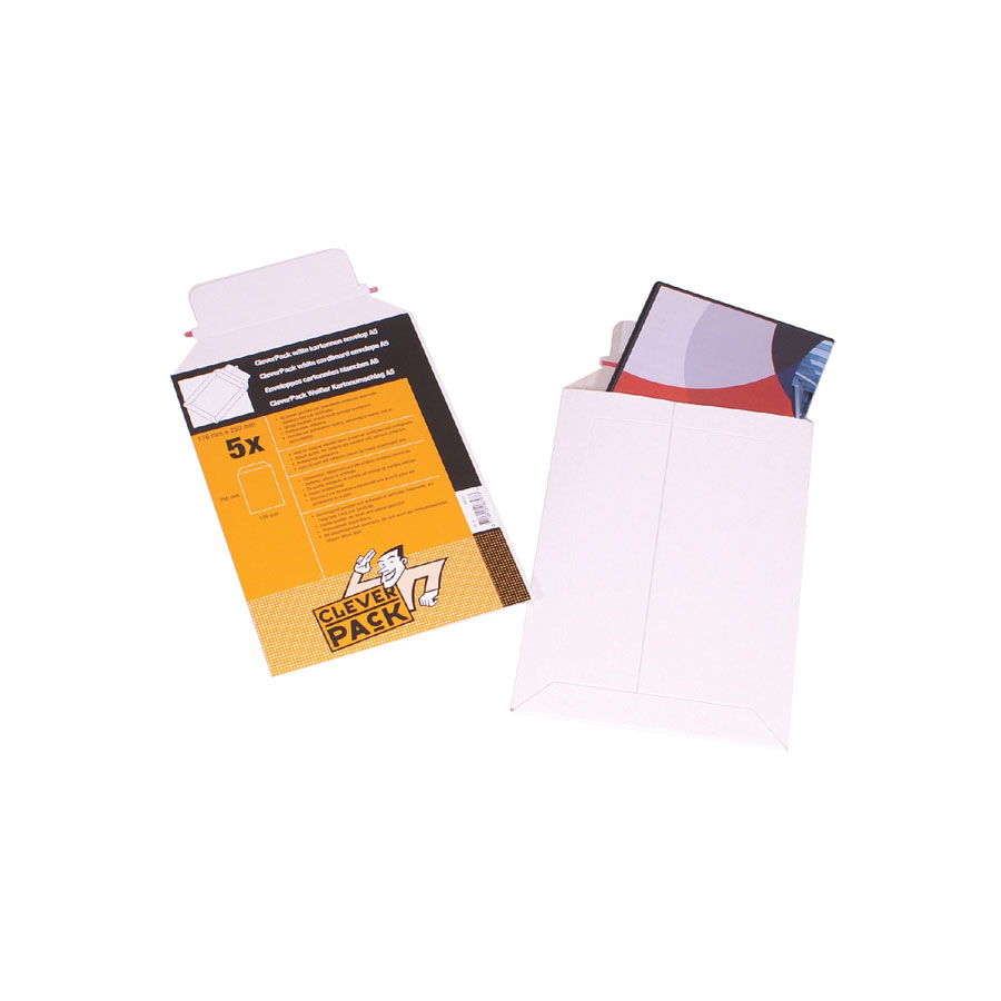 Cleverpack Witte Kartonnen Envelop B4 PaperCenter