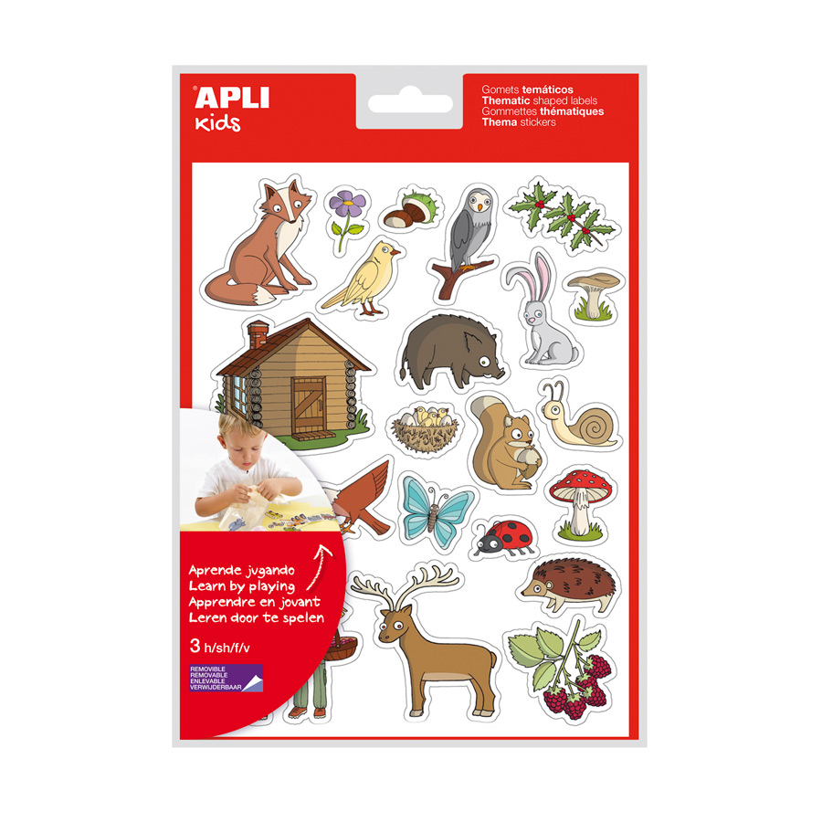 APLI Kids Stickers Forest