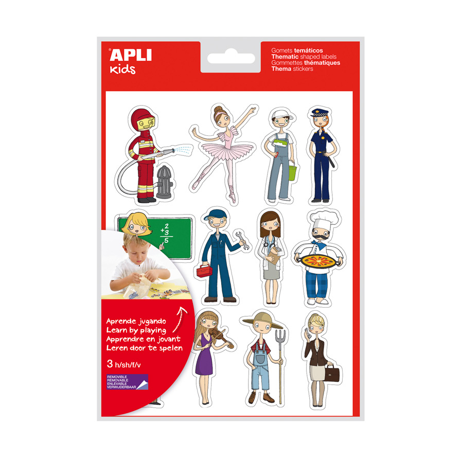 APLI KIDS: Set with Stickers Box stickers