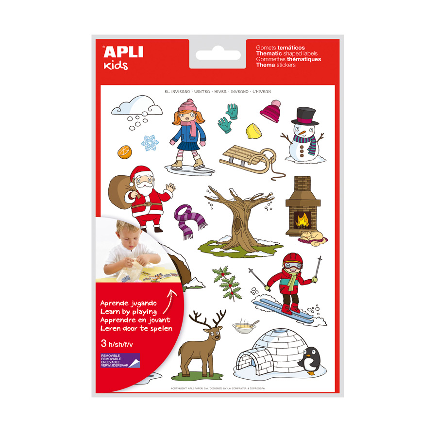 APLI Kids Stickers Winter | PaperCenter