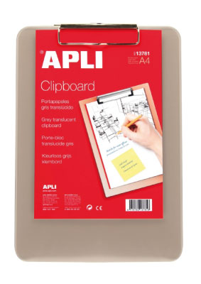 Clipboard Transparent Grey