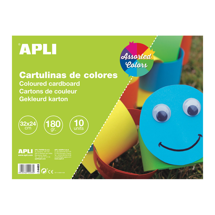 Coloured cardboard 32 x 24 cm 170 grams