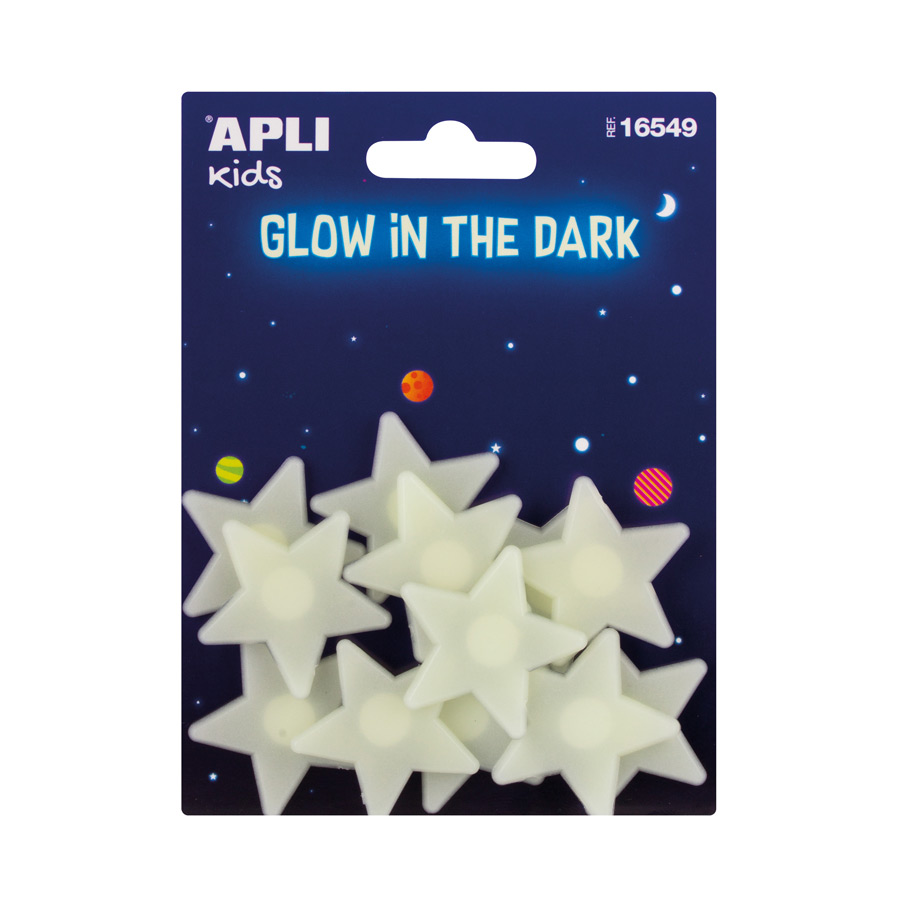 contrast voor het geval dat Gymnastiek Glow In The Dark Stickers | PaperCenter