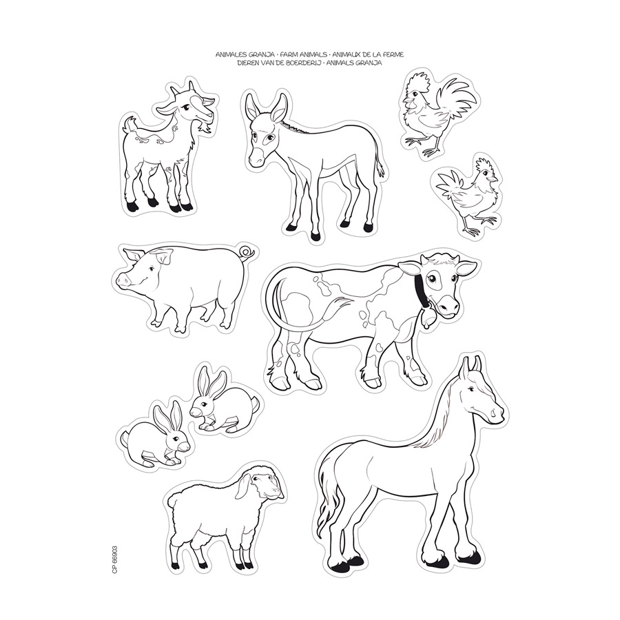 domestic animals pictures for colouring