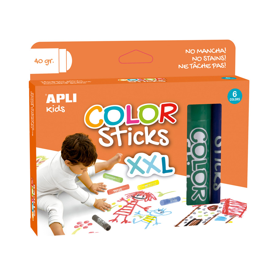 APLI Kids Paint Sticks 12 Pieces