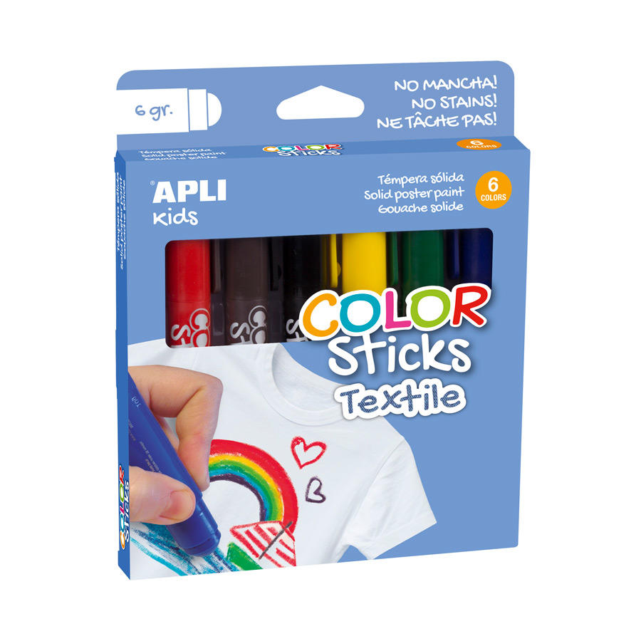 Paint sticks Textile