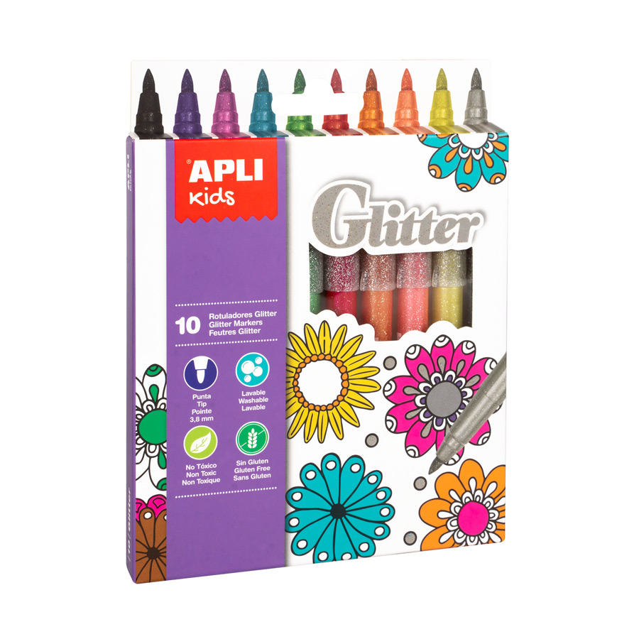 APLI Kids Glitter Markers