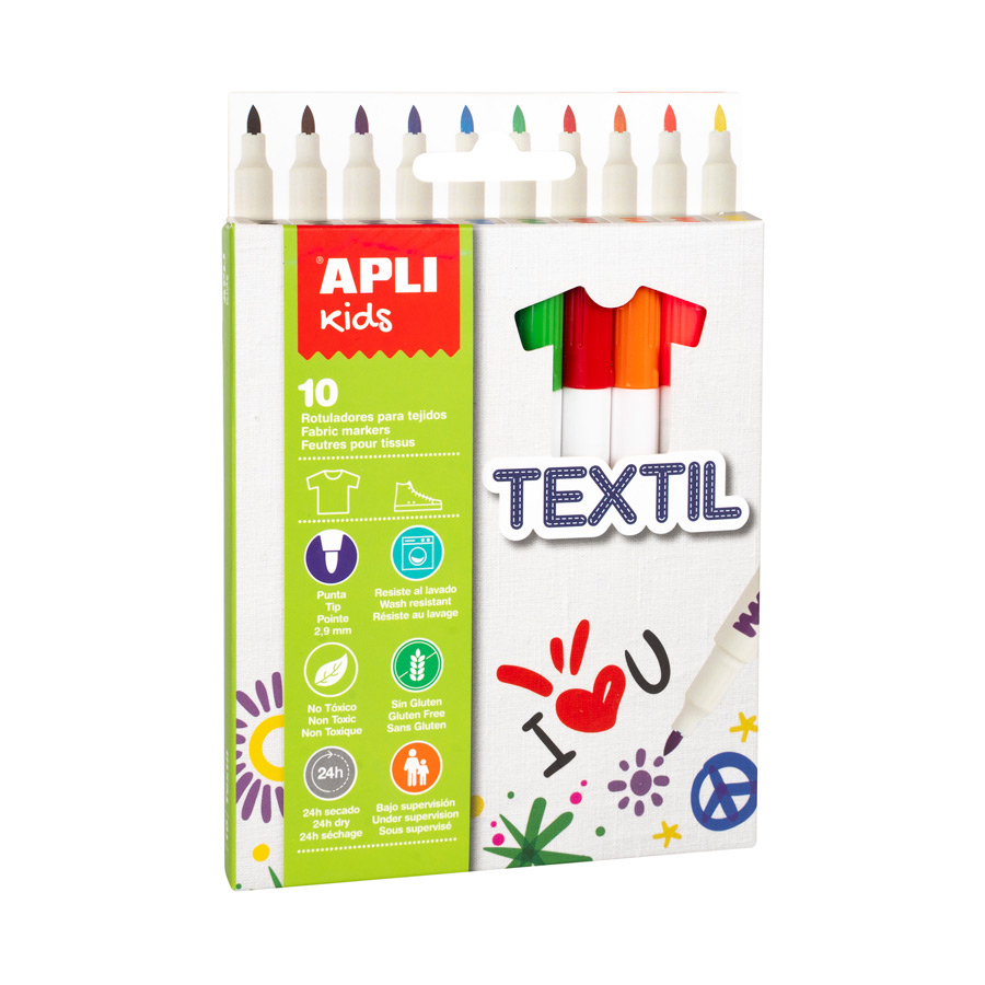 APLI Kids Textile Markers