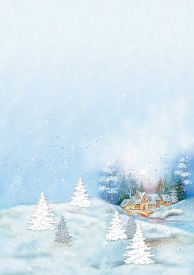 decadry-a4-christmas paper-snowfall-dpl1990