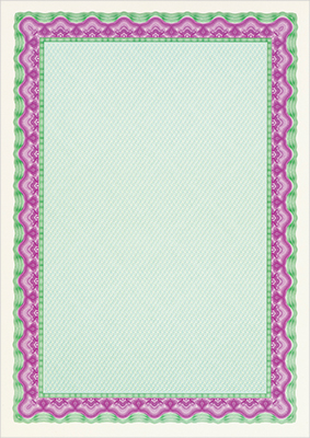 Certificate Shell Turquoise Purple
