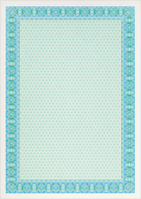 Certificate Spiral Blue