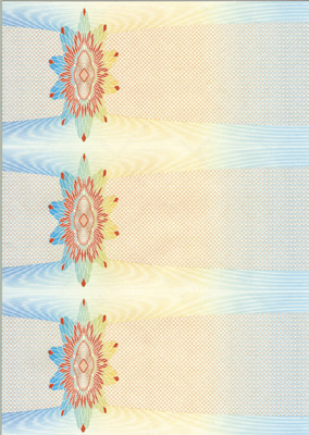 Cheque Oranje Blauw