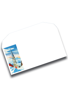 Envelope White Village
