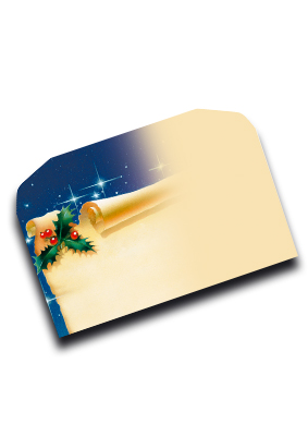 Envelope Xmas Scroll