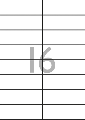 Labels 105 x 37.1 mm