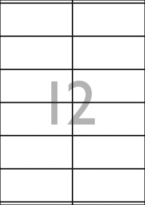 Labels 105 x 48 mm