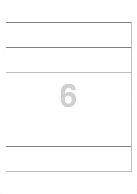 decadry labels-a4-192x38mm-white-olw4761