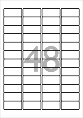Labels 45.7 x 21.2 mm