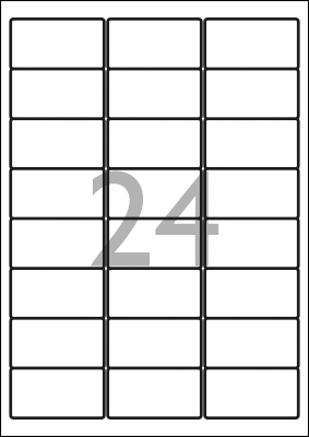 Labels 63.5 x 33.9 mm