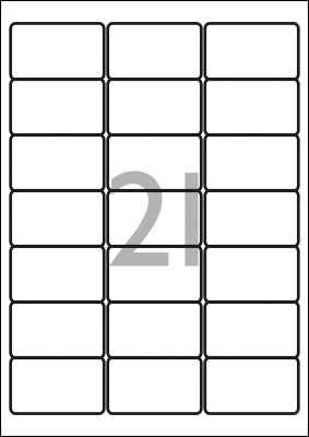Labels 63.5 x 38.1 mm