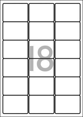 Labels 63.5 x 46.5 mm