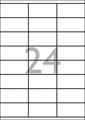 Labels 70 x 35 mm