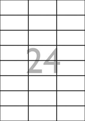 Labels 70 x 37 mm