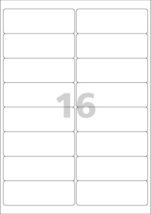 decadry labels-a4-99x34mm-white-dlw1732