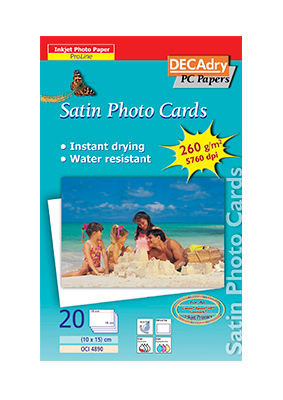 decadry fotokaarten dailyline satijn 260gram oci4890