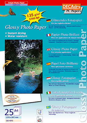 decadry fotopapier dailyline glossy 155gram oci4910