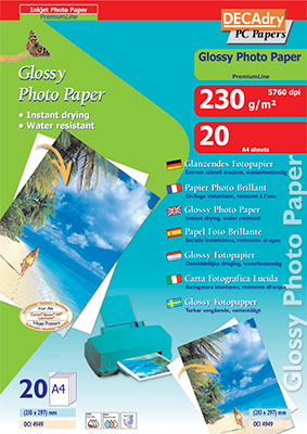 Paper photo 230 grammes