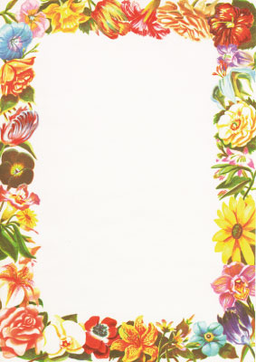 decadry thema papier bloemen dpf618