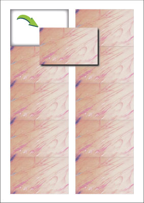 Visitecard Marble
