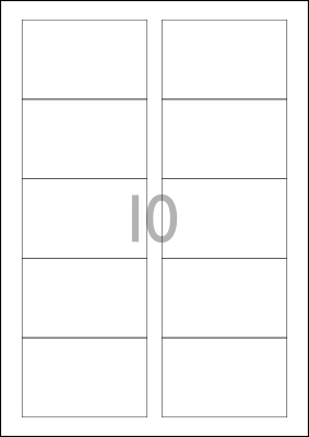 Visit card White 285 grams
