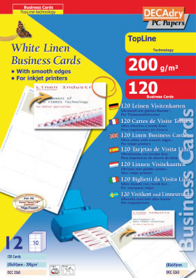Business Card Linen