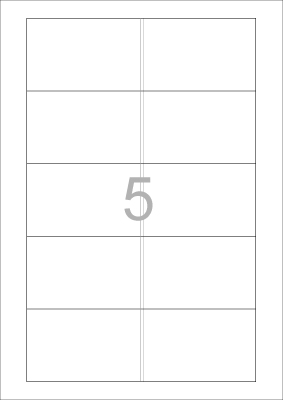 Dual-sided visit card