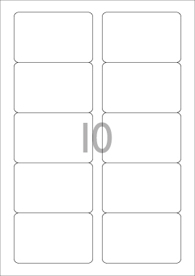 Visite card Rounded Corners