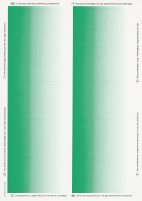 Visite card Emerald Green