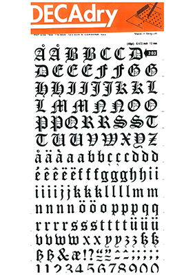 decadry-black-rubbing letters-12mm-sdd203