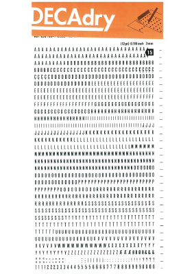 Letter Set Transfers by Veer