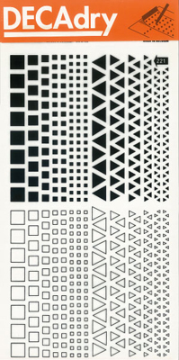 Rub Off Squares and Triangles