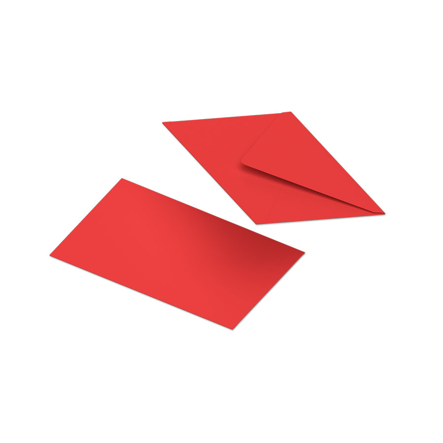 Envelope Bright Red114 x 162 mm (C6)
