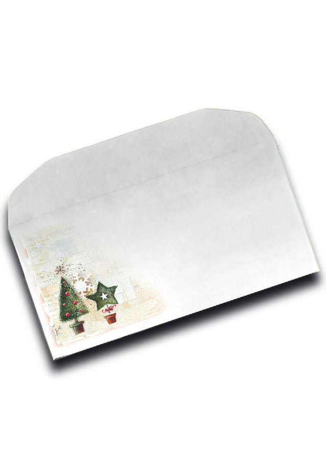 Christmas tree envelope