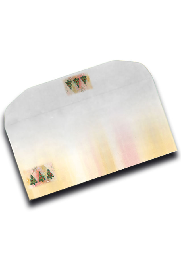Envelope Christmas trees