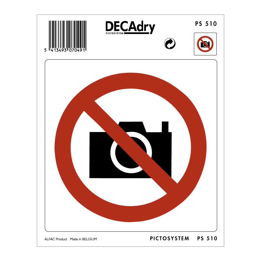 Forbidden to photograph